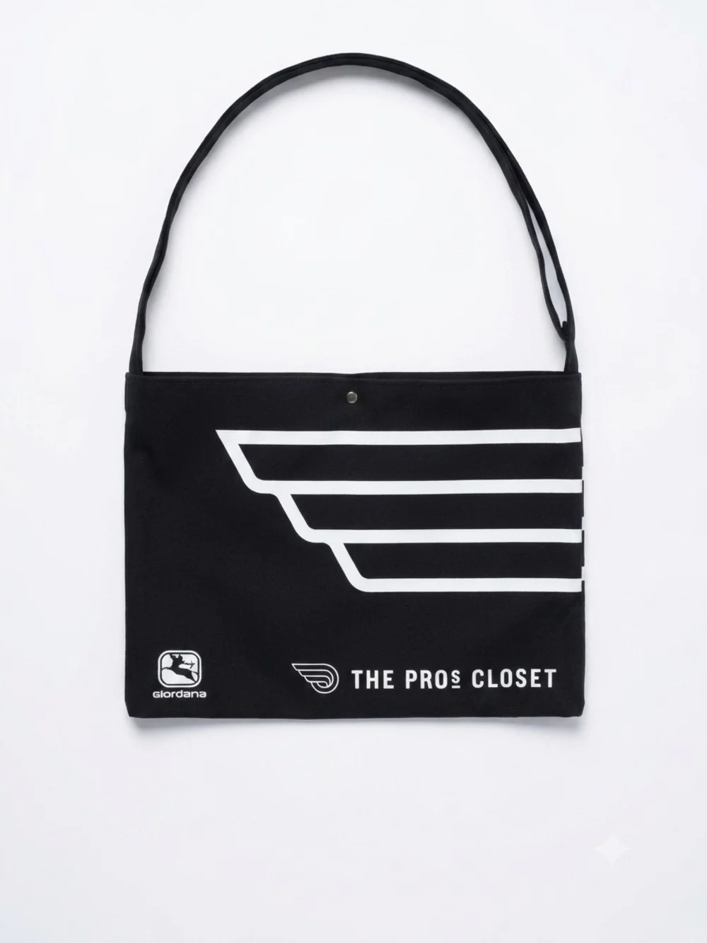 The Pros Closet Black Canvas Shoulder Bag, Tote, Shoulder Bag, Crossbody, Bike.